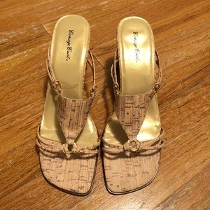 Cork Sandal Heels size 9.5